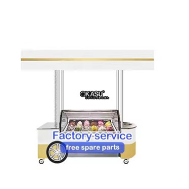 xe day ban kem ice cream cart sunny 12 hinh 1