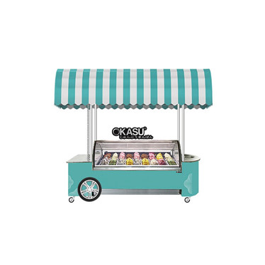 xe day ban kem ice cream cart sunny 16 hinh 1