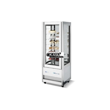 tu trung bay isa cristal tower freezer w75-d75-h206 hinh 1