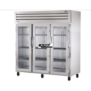 tu lanh cua xoay bang kinh reach-in co den led doc true stg3rvld-3g-hc hinh 1