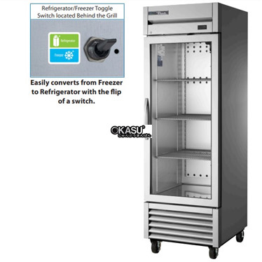 tu flex temp cua kinh xoay reach-in true t-23fg-flx-hc~fgd01 hinh 1
