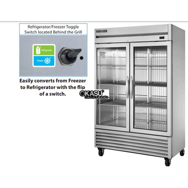 tu flex temp cua kinh xoay reach-in true t-49fg-flx-hc~fgd01 hinh 1