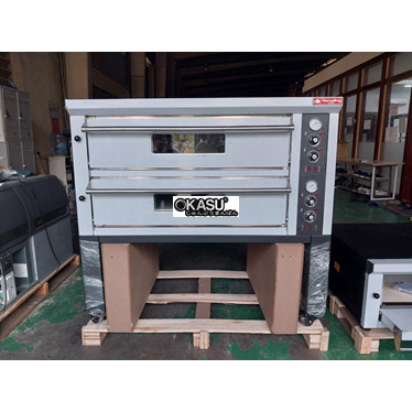 lo nuong pizza 2 tang dung gas hongling pzg-402a hinh 1