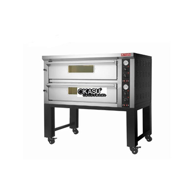 lo nuong pizza 2 tang dung gas pzg-602 hinh 1