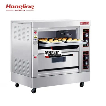 lo nuong 2 tang 4 khay dung gas hongling hly-204f hinh 1