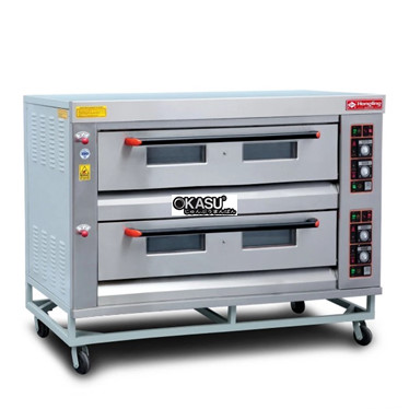 lo nuong 2 tang 6 khay dung gas hongling hly-206e hinh 1