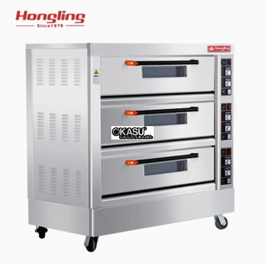 lo nuong 3 tang 9 khay dung dien hongling xyf-3kal-t hinh 1