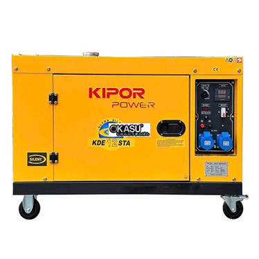 may phat dien chay dau 7kw kipor power kde10sta hinh 1