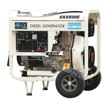 may phat dien chay dau 5kw shinko sk6500e hinh 1
