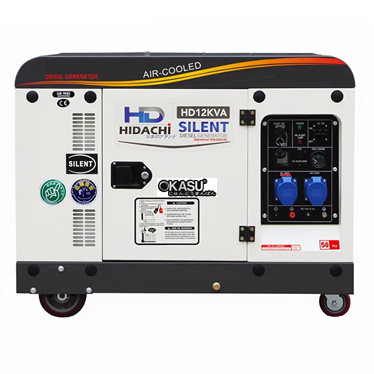 may phat dien chay dau 10kw hidachi hd12kva hinh 1