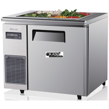 ban salad 1 canh inox turbo air ksr9-1 0.9m hinh 1