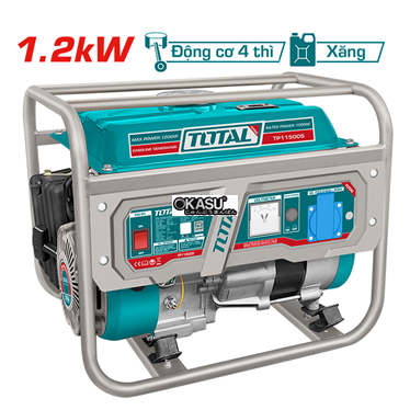 may phat dien chay xang 1.2kw total tp115005 hinh 1