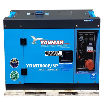 may phat dien chay dau 6kw yanmar ydm7800e 3 pha hinh 1