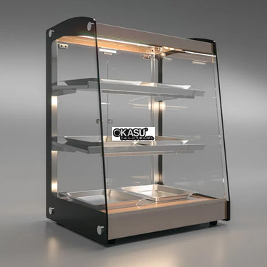 tu trung bay giu nong thuc an h&c fcs-6p-1 hinh 1