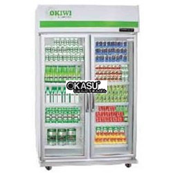  tu mat 2 canh okiwi nb-1250dt - 1018l hinh 1