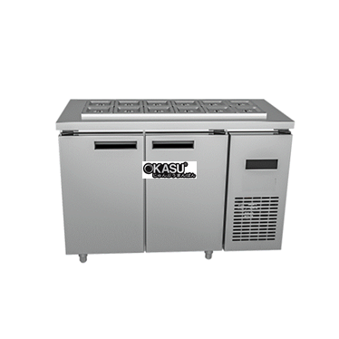  ban salad 2 canh inox okiwi bmq.sld1275 - 1200x750x850 hinh 1