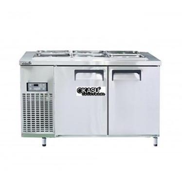 ban mat salad 1m5 happys hwi-1500s-f full khay co quat hinh 1