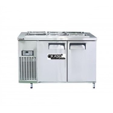 ban mat salad 1m2 happys hwi-1200s-f full khay co quat hinh 1