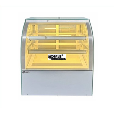 tu banh kem mini de ban kinh cong snow village gb-100-t 0.7m hinh 1