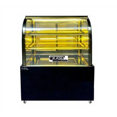 tu banh kem kinh cong 3 tang snow village gb-250-4l 0.9m hinh 1