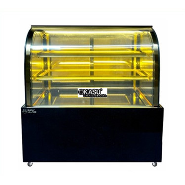 tu banh kem kinh cong 3 tang snow village gb-300-4l 1m2 hinh 1