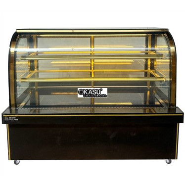 tu banh kem kinh cong 3 tang snow village gb-500-4l 1m8 hinh 1