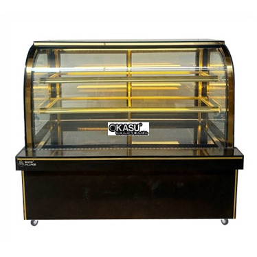 tu banh kem kinh cong 3 tang snow village gb-350-4l 1m5 hinh 1