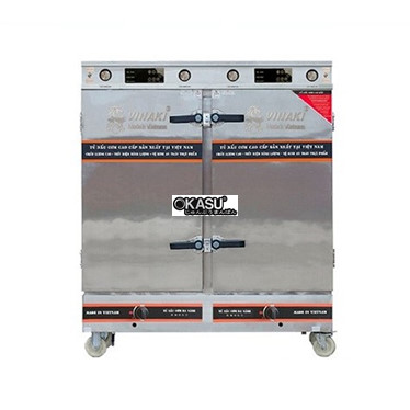 tu nau com 24 khay ket hop gas dien vinaki cam ung 24kdg-cu hinh 1