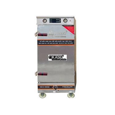 tu nau com 12 khay ket hop gas dien vinaki cam ung 12kdg-cu hinh 1