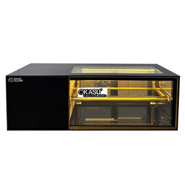 tu mat trung bay sushi kinh vuong snow village ss-1.8v 1m8 hinh 1