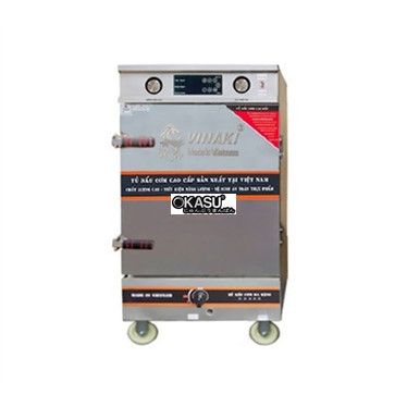 tu nau com 6 khay ket hop gas dien vinaki cam ung 6kdg-cu hinh 1