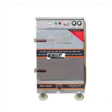 tu nau com vinaki 6 khay dung dien gas ket hop 6kdg hinh 1