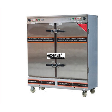 tu nau com vinaki 24 khay dung dien gas ket hop 24kdg hinh 1