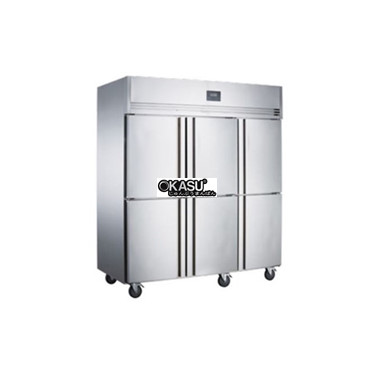 tu dong 6 canh inox kolner nkd1.6l6w (  lanh quat gio) hinh 1