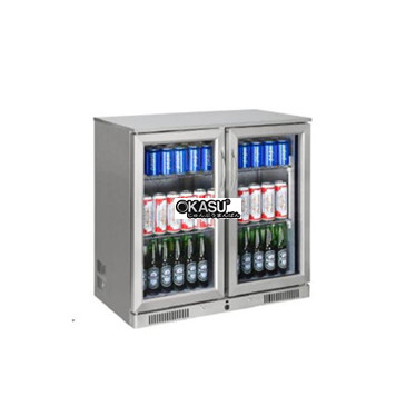 tu mat mini bar 2 canh kinh kolner kn-208fs hinh 1