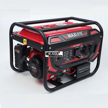 may phat dien 3kw chay xang maxlock ms3500 (giat tay) hinh 1