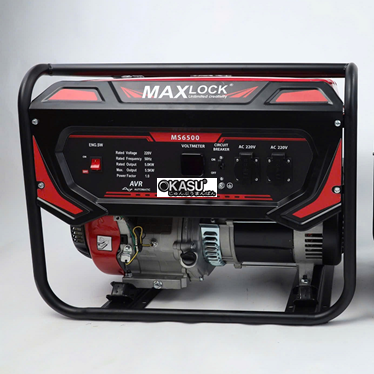 may phat dien xang 5kw maxlock ms6500 (giat no) hinh 1