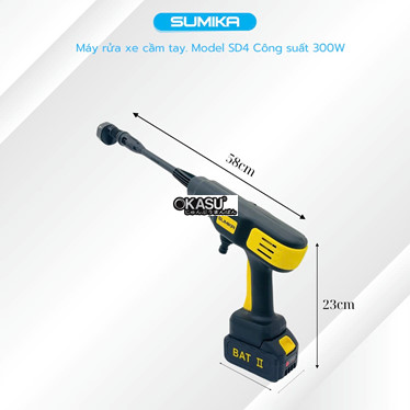 may rua xe dung pin sumika sd4 hinh 1