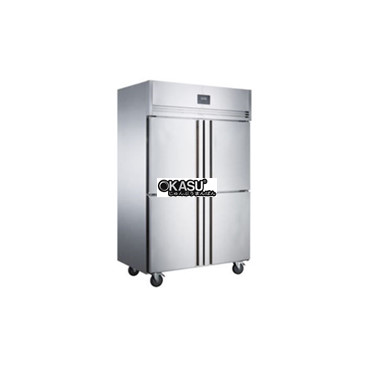 tu mat 4 canh inox kolner nkc1.2l4wgn (lam lanh quat gio) hinh 1