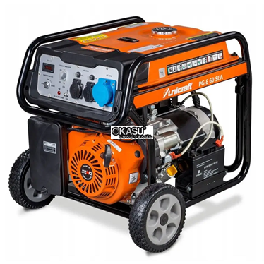 may phat dien chay xang 5kw unicraft pg-e-60 sea hinh 1