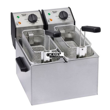 bep chien nhung dien 2 ngan dat ban roller grill fd 50d hinh 1