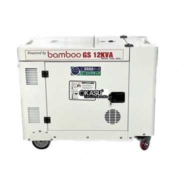 may phat dien chay dau 12kva bamboo bmbgs12kva mo nap hinh 1