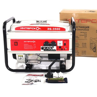 may phat dien chay xang 3kw interskol eb-3500 hinh 1