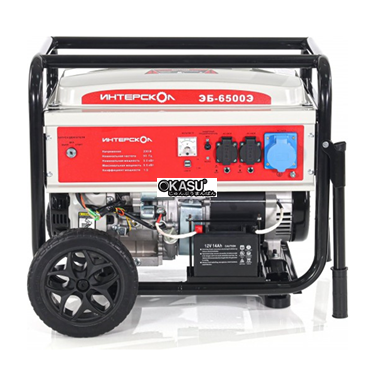may phat dien chay xang 5kw interskol eb-6500e hinh 1