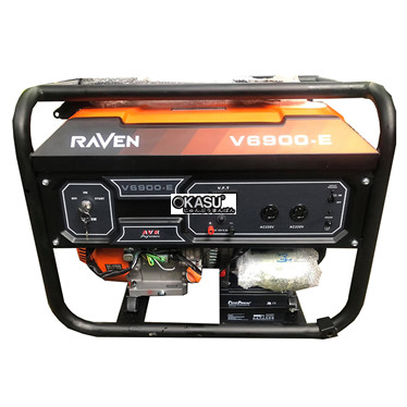 may phat dien chay xang 5kw raven v6900-e de hinh 1