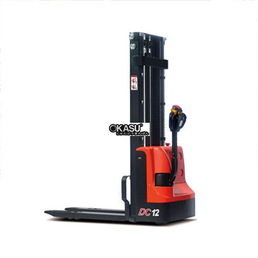 xe nang pallet dien– tai trong 1200kg, chieu cao nang 1,6m – 3,5m kusmai ksm-12aj hinh 1