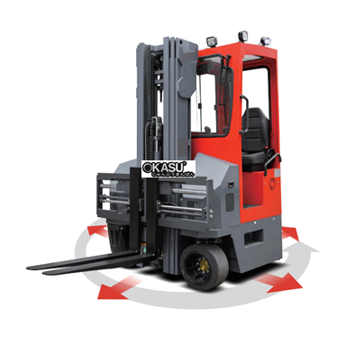 xe nang dien da huong 2-5 tan xoay 360 do kusami ksm20/25/30 hinh 1