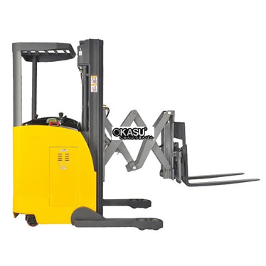 xe nang dien 2 tan, nang cao 6m kusami ksm-2t  hinh 1