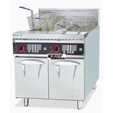 bep chien nhung dien 2 ngan 28l co hen gio kolner df-26-2a hinh 1