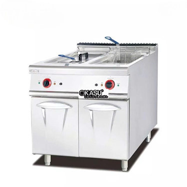 bep chien nhung dien 2 ngan kem tu dung kolner df-885 hinh 1